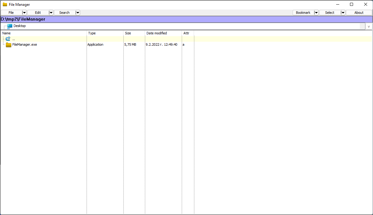 FileManager Screenshot